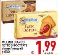 Mulino Bianco - Fette Biscottate Dorate