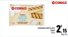 Conad - Merendina Farcita Latte