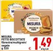Misura - Fette Biscottate Fibrextra
