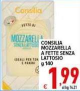 Consilia - Mozzarella A Fette Senza Lattosio
