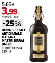 Mastri birrai umbri - Birra Speciale Artigianale Italiana Mastri
