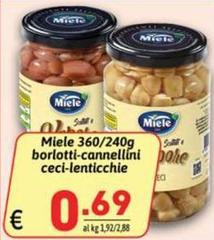 Miele - 360/240g Borlotti-Cannellini Ceci-Lenticchie