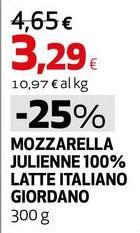 Giordano - Mozzarella Julienne 100% Latte Italiano
