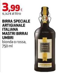 Mastri birrai umbri - Birra Speciale Artigianale Italiana Mastri