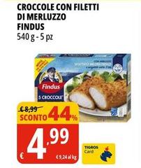 Findus - Croccole Con Filetti Di Merluzzo