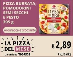 Pizza Burrata, Pomodorini Semi Secchi E Pesto