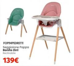 Foppapedretti - Seggiolone Pappa 2in 1