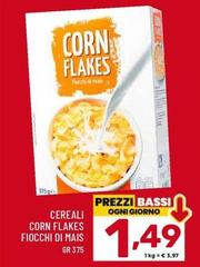 Cereali Corn Flakes Fiocchi Di Mais 