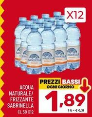 Sabrinella - Acqua Naturale/Frizzante