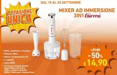Girmi - Mixer Ad Immersione 3In1