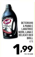 Brill - Detersivo A Mano E Lavatrice Nero, Lana E Delicati Deo