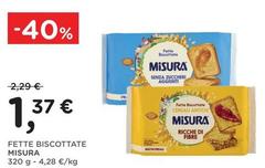 Misura - Fette Biscottate