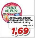 Galbani - Crema Bel Paese Formaggini Senza Lattosio