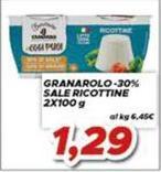 Granarolo - -30% Sale Ricottine