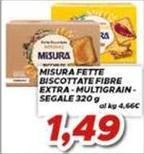 Misura - Fette Biscottate Fibre Extra-multigrain-segale