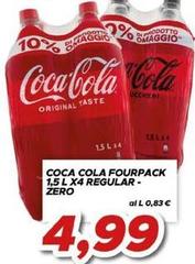 Coca Cola - 1.5 L X4 Regular - Zero