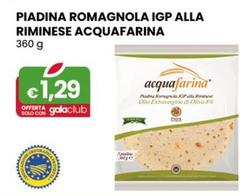 Acqua farina - Piadina Romagnola IGP Alla Riminese