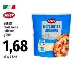 Selex - Mozzarella Julienne
