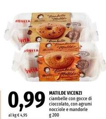 Matilde Vicenzi - Ciambelle Con Gocce Di Cioccolato, Con Agrumi Nocciole E Mandorle