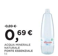 Essenziale - Acqua Minerale Naturale Fonte