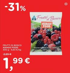 Asiago food - Frutti Di Bosco