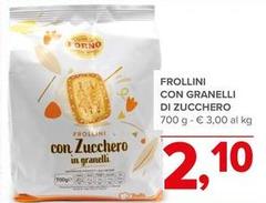 Frollini Con Granelli Di Zucchero