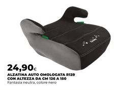 Alzatina Auto Omologata R129 Con Altezza Da Cm 126 A 150