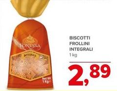 Biscotti Frollini Integrali