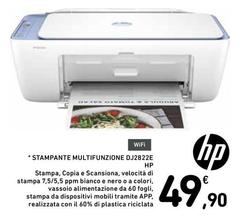 HP - Stampante Multifunzione DJ2822E