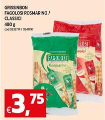 Fagolosi - Grissinbon Fagolose Rosmarino/Classici