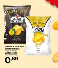 Salati preziosi - Patatine Al Pepe Nero E Limoni Di Sicilia Gusto Senape