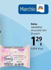 Balea - Salviettine Struccanti 3in1 25 Pezzi