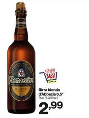 Monastère - Birra Bionda D'abbaza