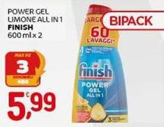 Finish - Power Gel Limone All In 1