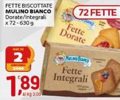 Mulino Bianco - Fette Biscottate
