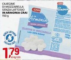In Armonia - Ciliegine Di Mozzarella Senza Lattosio