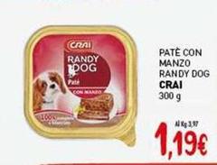Crai - Pate Con Manzo Randy Dog