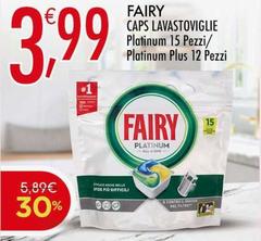 Fairy - Caps Lavastoviglie Platinum 15 Pezzi/ Platinum Plus 12 Pezzi