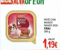 Crai - Pate Con Manzo Randy Dog