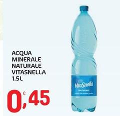 Vitasnella - Acqua Minerale Naturale