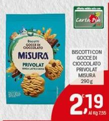 Misura - Biscotti Con Gocce Di Cioccolato Privolat