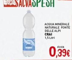Crai - Acqua Minerale Naturale Fonte Delle Alpi