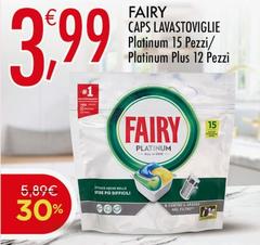 Fairy - Caps Lavastoviglie Platinum 15 Pezzi/ Platinum Plus 12 Pezzi