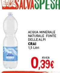 Crai - Acqua Minerale Naturale Fonte Delle Alpi