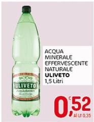 Uliveto - Acqua Minerale Effervescente Naturale