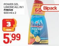 Finish - Power Gel Limone All In 1