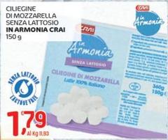 In Armonia - Ciliegine Di Mozzarella Senza Lattosio