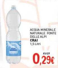 Crai - Acqua Minerale Naturale Fonte Delle Alpi