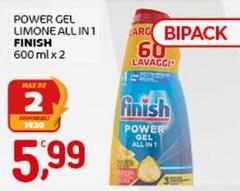 Finish - Power Gel Limone All In 1