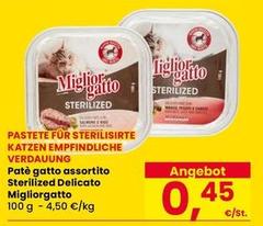 Patè Gatto Assortito Sterilized Delicato
